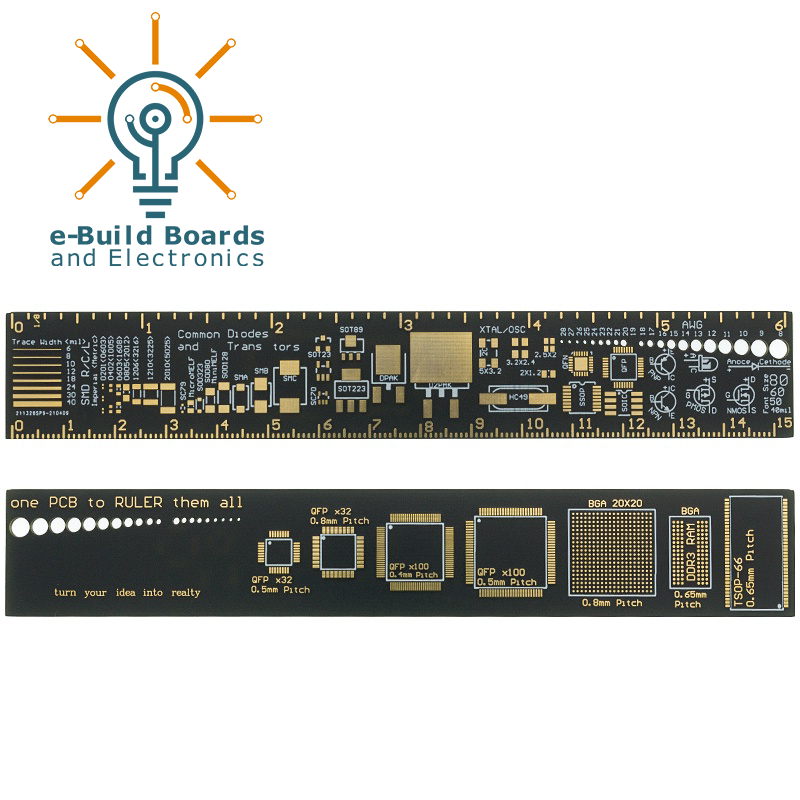 PCB Ruler For Electronic Engineers Geeks Makers