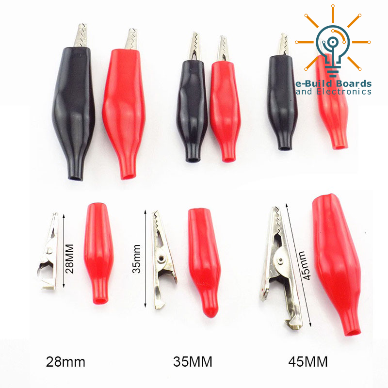 Testing Probe Alligator Clip Red Large 45mm