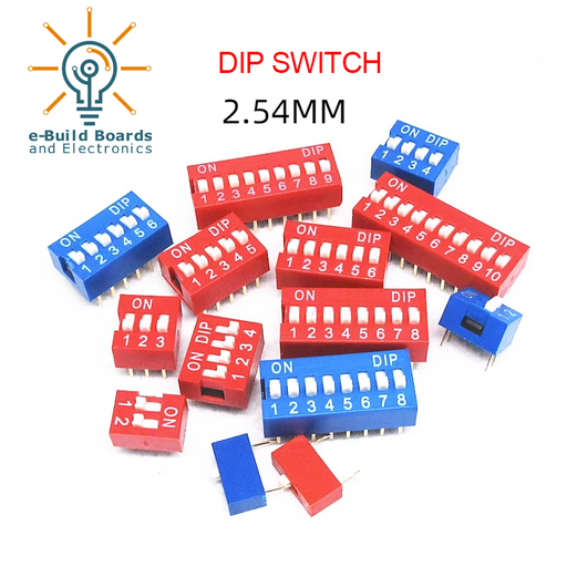 DIP Switch 4 to 12 Way (4-12 Switches)