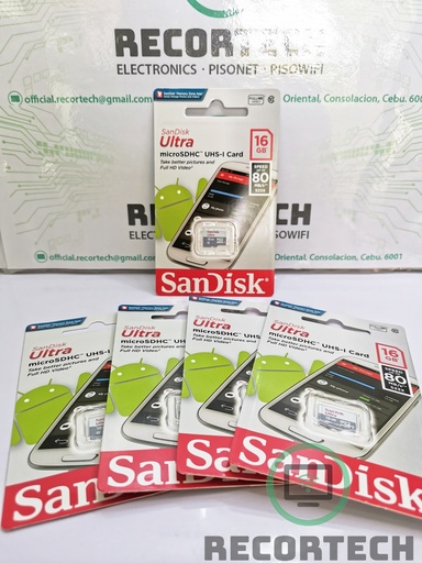 Micro SD card 16GB SanDisk